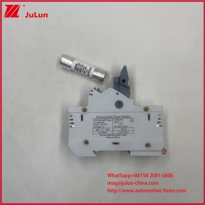 14*51mm gPV 1000VDC 50A फ्यूज टिकाऊ PV फोटोवोल्टिक फ्यूज होल्डर सोलर अनुप्रयोगों और पैनलों के लिए डिस्कनेक्टर