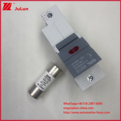63A फोटोवोल्टिक फ्यूज होल्डर 22*58mm 1000DC TUV CE GB/T14048.3 मानक के लिए फ्यूज लिंक आकार