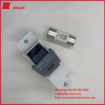63A फोटोवोल्टिक फ्यूज होल्डर 22*58mm 1000DC TUV CE GB/T14048.3 मानक के लिए फ्यूज लिंक आकार
