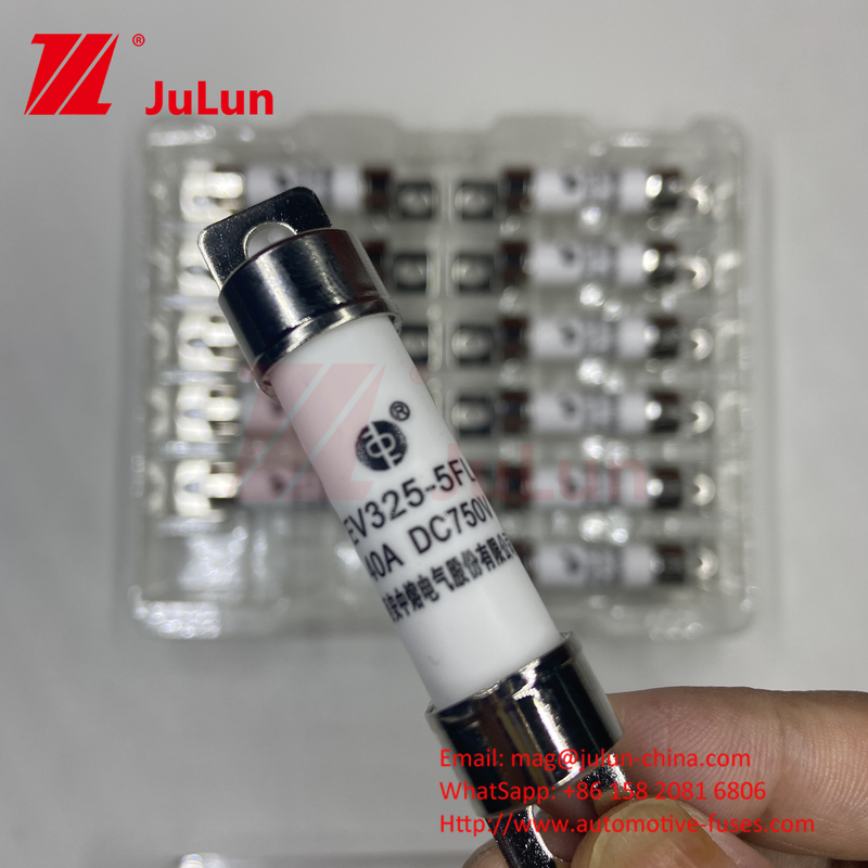 FUSE DC750V 10A 15A 20A 25A 30A ऑटोमोबाइल के लिए इलेक्ट्रिक वाहन तेजी से चार्जिंग तापमान नियंत्रण रेंज के साथ -45-125.C