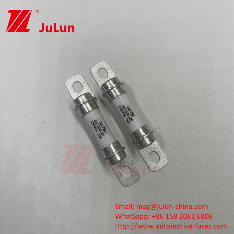 3ईवी फ्यूज के लिए डिजाइन मानक UL248-20 ईवी फ्यूज 50A 40A 500VDC के लिए संदर्भित करें