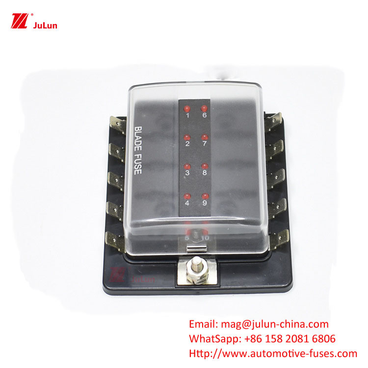 Eu UL एकल/द्विध्रुवीय 32V30A-500A मैनुअल रीसेट सर्किट ब्रेकर नायलॉन आवास और 30/50 एम्पियर बोल्ट फ्यूज धारक