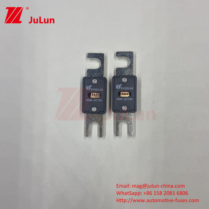 70VDC EV320-5X नामित वोल्टेज इलेक्ट्रिक वाहन फ्यूज M6 बोल्ट प्रकार 150A