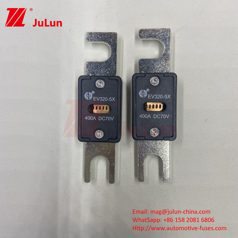 ऑटोमोटिव ईवी फ्यूज वर्तमान रेटिंग 80-500A में - ISO8820-5 और GB/T31465.5-2015 मानकों के अनुरूप