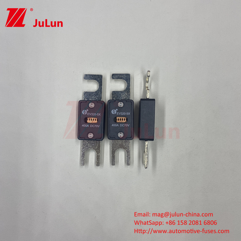 SINOFUSE बोल्ट M8 EV320-5X-100A ऑटोमोबाइल सदमे प्रतिरोधी के साथ सिरेमिक तांबा चांदी क्वार्ट्ज रेत पाइप