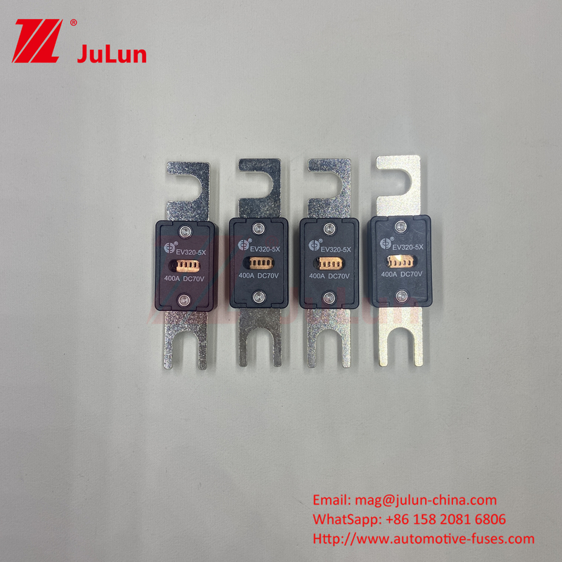 EV320-5X-150A 70VDC ट्रैक्शन सिस्टम के लिए EV फ्यूज का उपयोग ISO8820-5 मानक