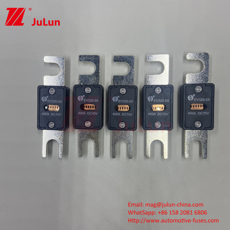 इलेक्ट्रिक वाहन EV320-5X-225A 70VDC वोल्टेज ऑटोमोटिव फ्यूज EV चार्जिंग सिस्टम के लिए