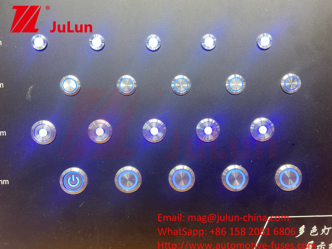 16 मिमी रिंग इल्युमिटेड क्षणिक एलईडी IP67 12 मिमी/16 मिमी/19 मिमी/22 मिमी/LA38/XB2 धातु स्विच बटन धक्का बटन धातु धक्का बट