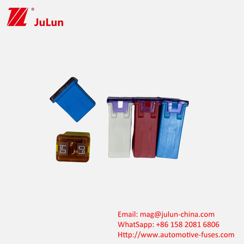 लिटिल ऑटोमोबाइल स्क्वायर फ्यूज 32V 58V SBFC J FLF N 0495 0895 इलेक्ट्रिक कार चार्जिंग EV ब्लेड फ्यूज 20-60A