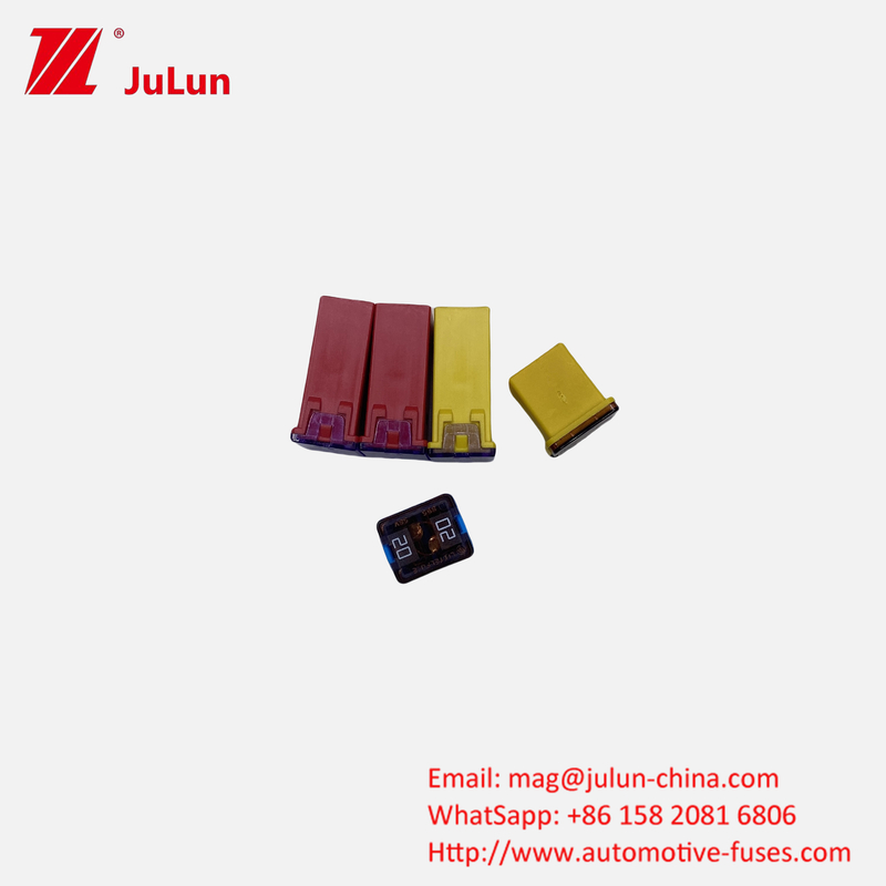 58V OEM रेटेड EV ब्लेड Jcase 20 25 30 40 50 60Amp ऑटो फ्यूज लिंक स्क्वायर फ्यूज FLF-N PEC SBFC-LPJ लिटिलफ्यूज 0895 लो
