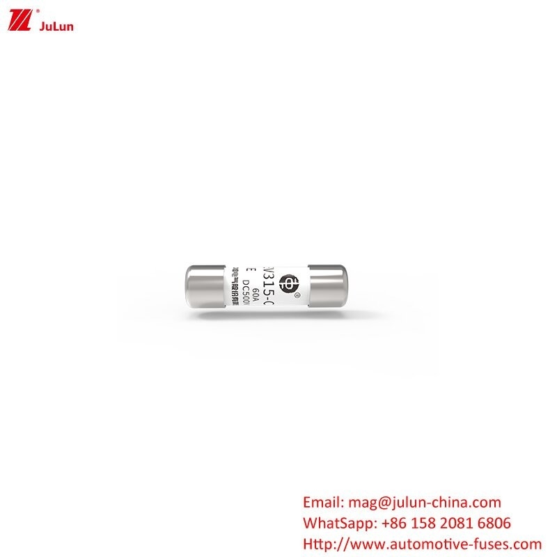 EV315-C-3E 500V DC ऑटोमोटिव EV फ्यूज / गोल ट्यूब बोल्ट प्रकार फ्यूज
