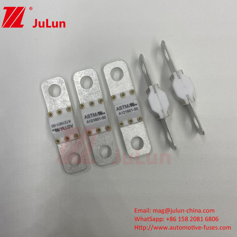ASTM A121601-80A 125VDC EV फास्ट चार्जर / इलेक्ट्रिक वाहन फास्ट चार्जिंग मीडियम फ्यूजिंग बोल्ट स्क्रू टर्मिनल फ्यूज
