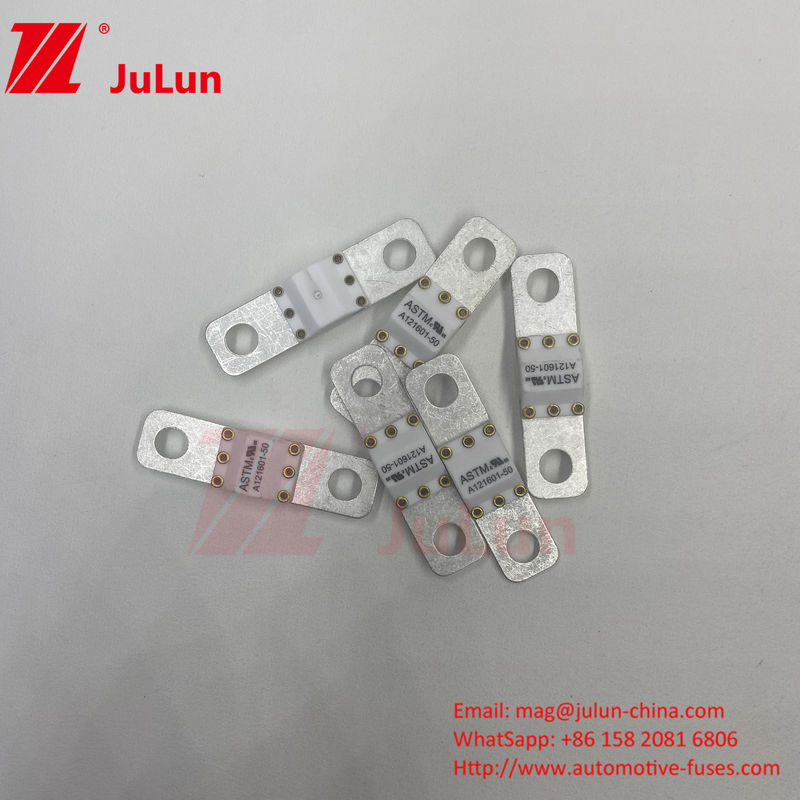 A121601-250A 125VDC एएसटीएम टर्मिनल प्रकार इलेक्ट्रिक वाहनों के लिए फ्यूज सिरेमिक