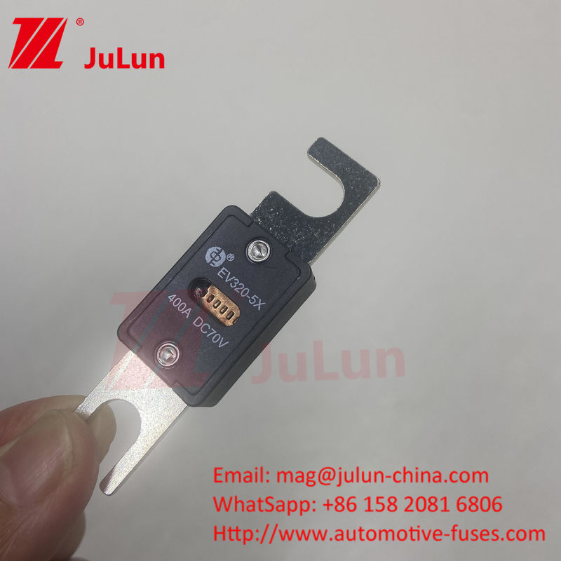 EV320-5X 80A 100A 125A 150A 175A 200A 70VDC विश्वसनीय शॉर्ट सर्किट सुरक्षा के लिए EV फ्यूज
