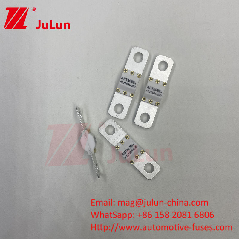 बोल्ट स्क्रू EV121601 250A 125VDC इलेक्ट्रिक वाहन फ्यूज प्रकार
