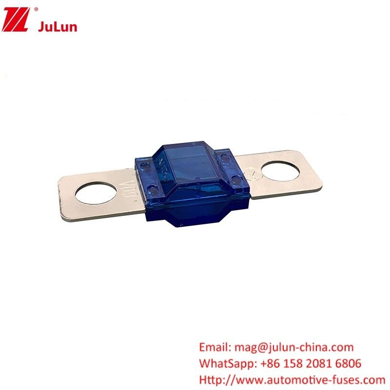 32V-72V 3KA-200A पेंच M5 इलेक्ट्रिक वाहन के लिए छोटे गोल छेद वर्ग प्लग फ्यूज