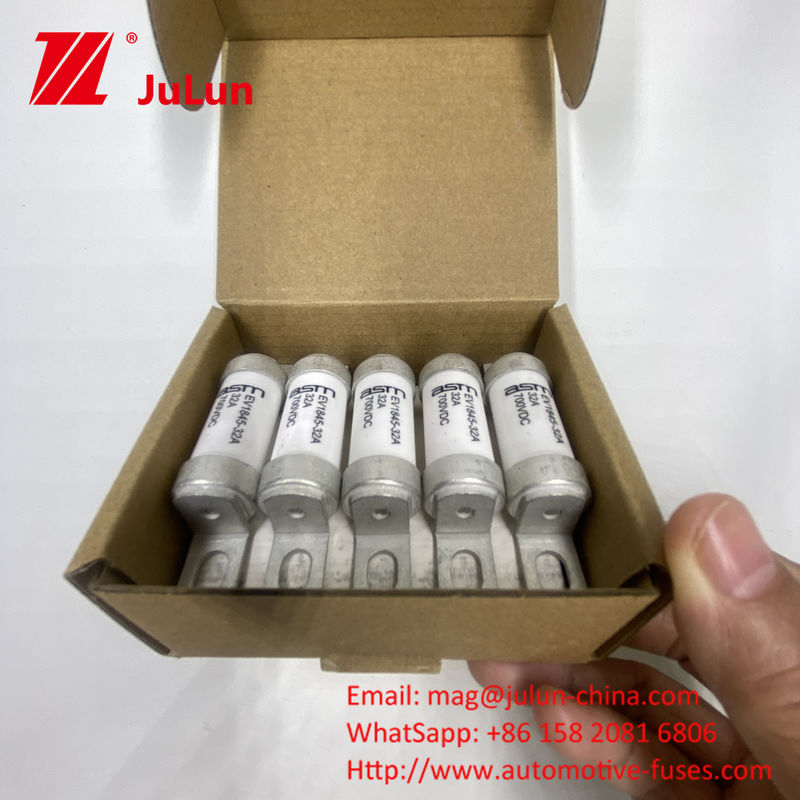 8A EV1845 700VDC बोल्ट फ्यूज EV चार्जर स्क्रू M8 M6 माउंटिंग और स्क्रू टर्मिनल के साथ