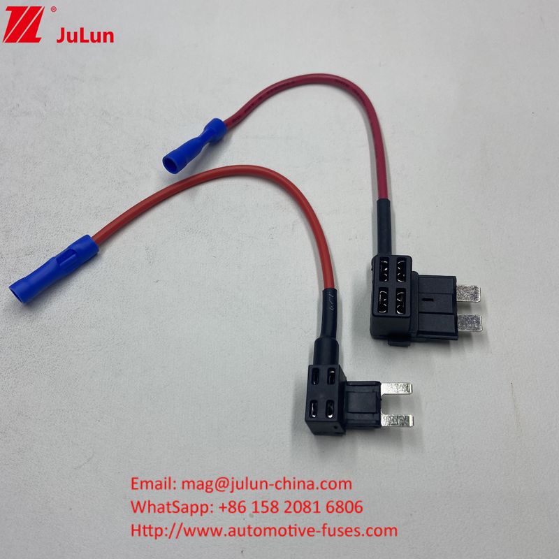 F3A 5A 10A 15A फ्यूज टैप 16AWG कार एक सर्किट जोड़ें ACU ब्लेड फ्यूज एडाप्टर कारों के लिए फ्यूज धारक के साथ ट्रक
