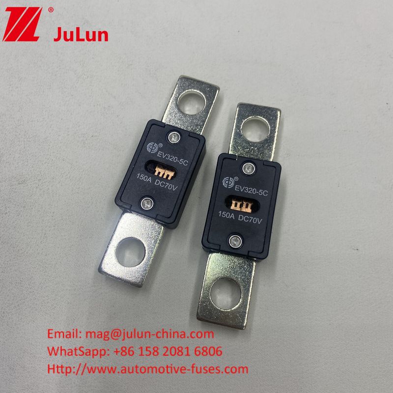 EV320-5X 150A 70VDC सिरेमिक ऑटो फ्यूज इलेक्ट्रिक करंट 80A 100A 125A 150A 200A 250A 300A 350A