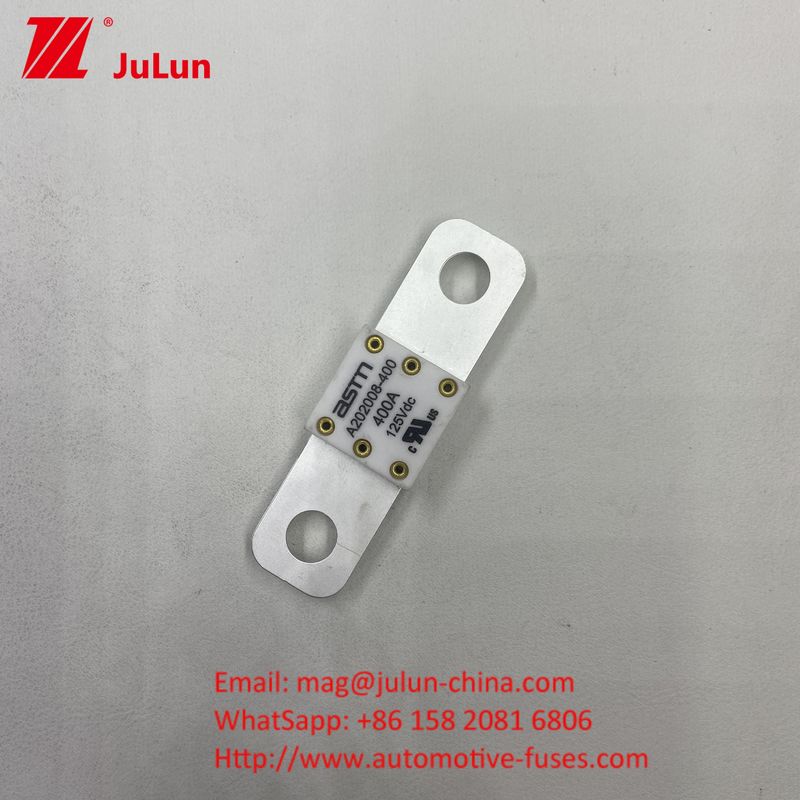 A202008 250A 125VDC सिरेमिक ऑटोमोटिव फ्यूज शॉर्ट सर्किट सुरक्षा छोटे आकार 70VDC रेटेड