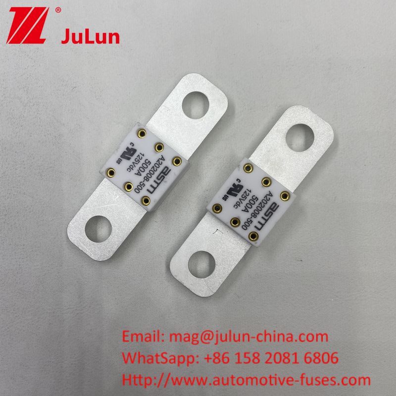 ट्रक 400 ए 125 वीडीसी 2 छेद के बीच की दूरी 50.8 मिमी कार बैटरी फ्यूज लिफ्ट संचार प्रणालियों के लिए