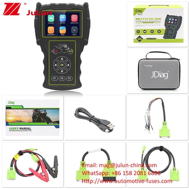 मोटरसाइकिल डिटेक्टर M100 प्रो मोटो स्कैनर Ecu OBD दोष निदान उपकरण JDiag