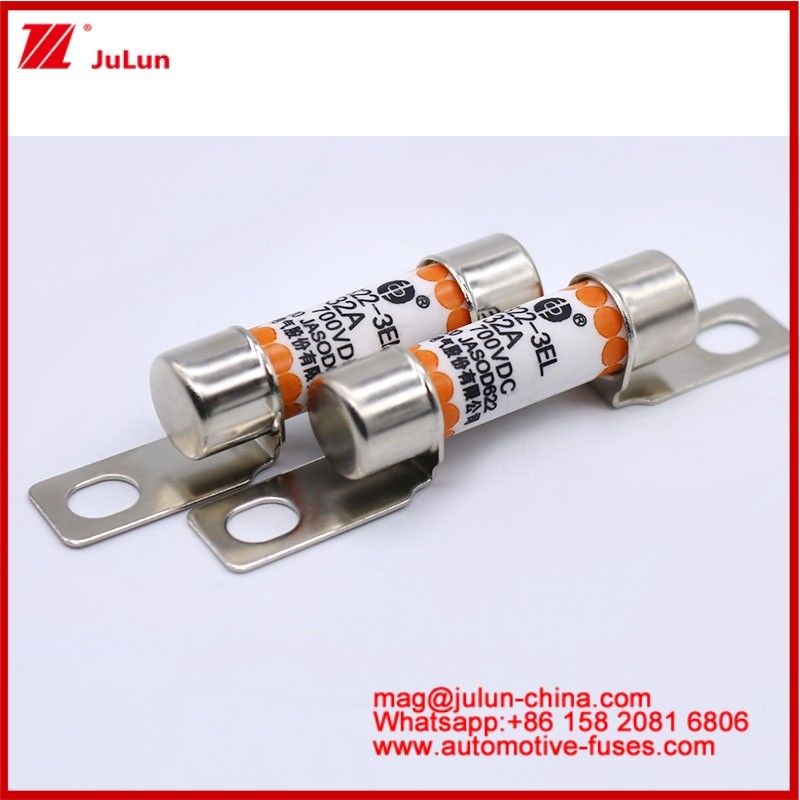 EV322 3EL 32A DC700V ट्यूबलर सिरेमिक फ्यूज कॉम्पैक्ट आकार उच्च रेटेड करंट शॉर्ट सर्किट सुरक्षा
100Vdc/125Vdc पर उच्च टूटने की क्षमता