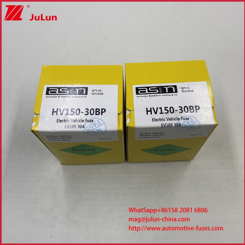HV150 BP30A DC500V FUSE 40A इलेक्ट्रिक वाहन ऊर्जा भंडारण के लिए फास्ट चार्जिंग समाधान