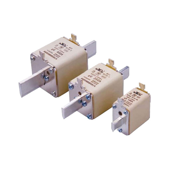 पिघलने कम वोल्टेज फ्रैक्चर चाकू प्रकार फ्यूज 400V / 500V / 690V 6-1250A