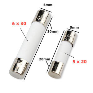 500VDC सड़क वाहन बोल्ट कनेक्टिंग सिरेमिक ऑटोमोटिव फ्यूज EV315 10A-500A