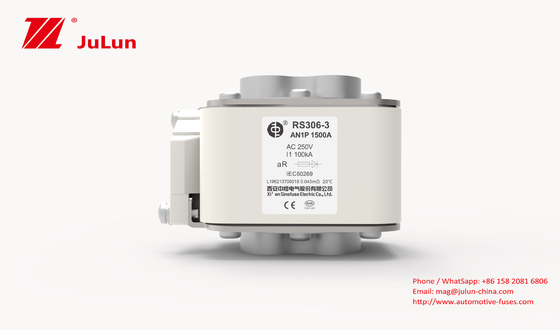 ROHS इलेक्ट्रिक वाहन फ्यूज RS306-3-AN1P 1500A 250VAC स्वचालित रीसेट फ़ंक्शन