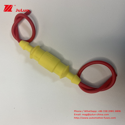 येलो वायर हार्नेस फ्यूज बॉक्स होल्डर वॉटरप्रूफ 30A 250V 5*20mm 6*30mm ग्लास सिरेमिक ट्यूब
