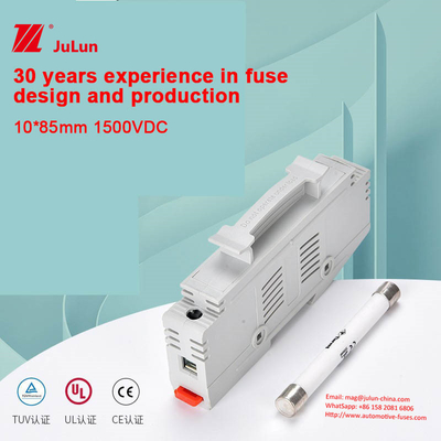 औद्योगिक ग्रेड फोटोवोल्टिक फ्यूज 1000V DC 15A उच्च वोल्टेज रेटिंग 1500V DC 40A DC