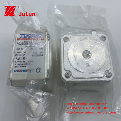 PC33UD69V1250TF 1250AC 690V छोटे वॉल्यूम और डीसी दोष वर्तमान 200KA के लिए एरमिक कार फ्यूज