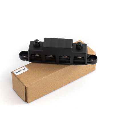 12V 250A 4 पोस्ट बसबार बस बार पावर डिस्ट्रीब्यूशन ब्लॉक डब्ल्यू/ कवर 5/16
