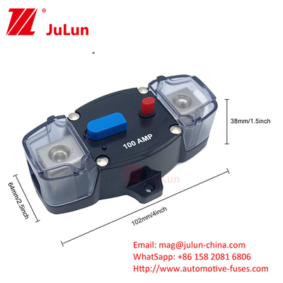 वाहन 8 12-48V 30A-300A सर्किट ब्रेकर कार ऑडियो वाटरप्रूफ पावर प्रोटेक्शन फ्यूज सर्किट ब्रेकर मैनुअल रीसेट सर्किट