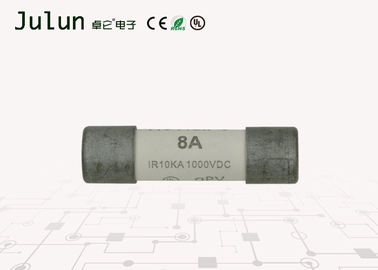 8 Amp सिरेमिक उच्च वोल्टेज फ्यूज 10x38mm 1000v डीसी फास्ट कट लीड मुक्त सामग्री