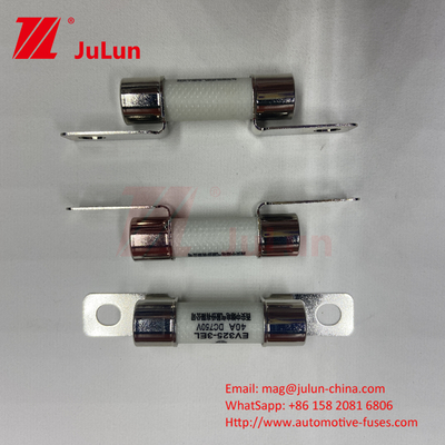 सिरेमिक ट्यूब15A 40A 50A EV फ्यूज 750VDC EV32510A-50A 750VDC सिरेमिक बोल्ट माउंटिंग ऑटोमोटिव फ्यूज