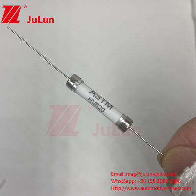 ASTM HV620 500mA 1A 2.5A 3A 1000VDC 6x30mm सिरेमिक ऑटोमोटिव फ्यूज