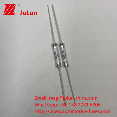HV660 ASTM 16A 500VDC 30KA सिरेमिक ऑटोमोटिव फ्यूज अक्षीय लीड माउंटिंग विधि 6*32 मिमी