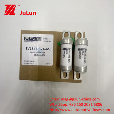 20A 700VDC 10KA EV HEV इलेक्ट्रिक वाहन बोल्ट फ्यूज 700VDC सुरक्षा पेंच M8 M6