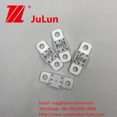 ASTM A202001-100A 150VDC क्वार्ट्ज रेत और सोने के निर्माण के साथ सिरेमिक ऑटोमोटिव फ्यूज