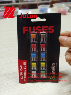 ऑफरोड अनुप्रयोगों के लिए शंट ट्रकों के लिए टिकाऊ 32V 15A ब्लेड फ्यूज
