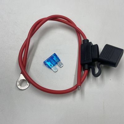 कार फ्यूज धारक के लिए 12V 16AWG जलरोधक मानक ऑटोमोटिव फ्यूज धारक तार इनलाइन फ्यूज धारक केबल