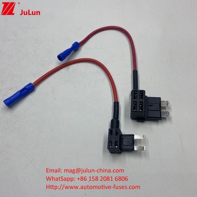 F3A 5A 10A 15A फ्यूज टैप 16AWG कार एक सर्किट जोड़ें ACU ब्लेड फ्यूज एडाप्टर कारों के लिए फ्यूज धारक के साथ ट्रक