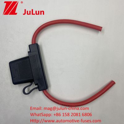 एटीसी/एटीओ कस्टम इनलाइन फ्यूज धारक 14AWG 16AWG 18AWG 20AWG वायरिंग हार्नेस 80AMP ब्लेड फ्यूज ऑटोमोटिव फ्यूज धारक