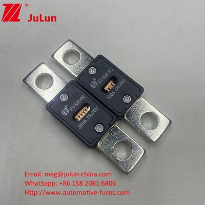 EV320-5C 225A 70VDC जहाज इलेक्ट्रिक वाहन फ्यूज 70VDC वोल्टेज 6KA तोड़ने की क्षमता अनुप्रयोग परिदृश्य जहाज