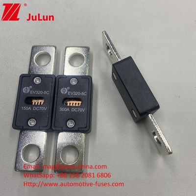 EV320-5C 500A 70VDC SINOFUSE GB/T31465.5-2015 प्रमाणित पोर्टेबल EV चार्जर फ्यूज EV HEV सुरक्षा के लिए DC फ्यूज के साथ