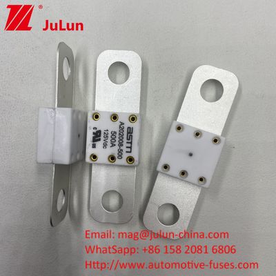 500A ऑटो A202008 125VDC पोर्टेबल EV चार्जर फ्यूज 100A 125A 150A 200A 250A 300A 400A 500A