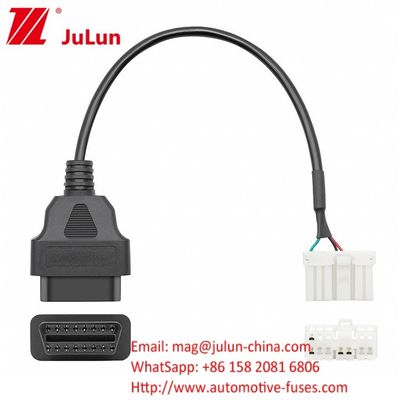 टेस्ला मॉडल S/X OBD2 12PIN कार वायरिंग हार्नेस डायग्नोस्टिक कन्वर्शन केबल